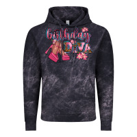 Cloud Black birthday diva Vintage Hoodie - AdoDesignShop