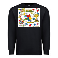 Black autism Premium Sweatshirt - Artiststas
