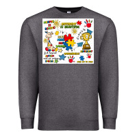 Charcoal Heather autism Premium Sweatshirt - Artiststas