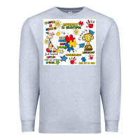 Heather Grey autism Premium Sweatshirt - Artiststas
