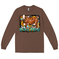 Chestnut Western Heifer Please Simmental Cow Long Sleeve Tee - LillyAllenDesigns