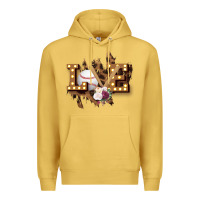 Antique Gold Love Softball Premium Hoodie - Bettercallsaul