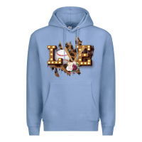 Colony Blue Love Softball Premium Hoodie - Bettercallsaul