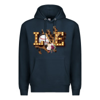 Navy Love Softball Premium Hoodie - Bettercallsaul