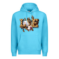 Ocean Blue Love Softball Premium Hoodie - Bettercallsaul