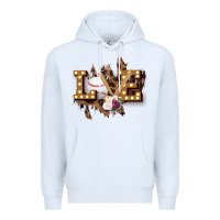 White Love Softball Premium Hoodie - Bettercallsaul