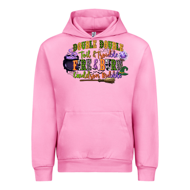 Double Double Toil And Trouble Fire And Burn Cauld Urban Hoodie by CowGirlArtShop | Teevron