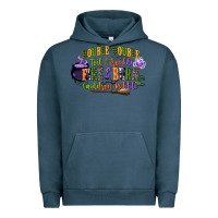 Pigment Midnight Navy double double toil and trouble fire and burn cauld Urban Hoodie - CowGirlArtShop