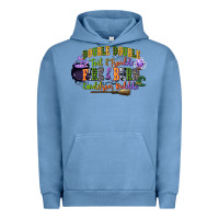 Pigment Pebble Blue double double toil and trouble fire and burn cauld Urban Hoodie - CowGirlArtShop