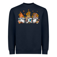 Navy coffee gnomes Heavyweight Sweatshirt - Jasminsmagicworld