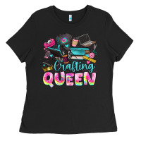Black crafting queen Ladies Tee - JahusDesignShop
