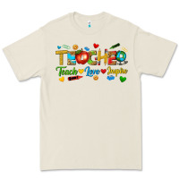 Bone teacher teach love inspire tbw Premium Tee - texasbilliewilder