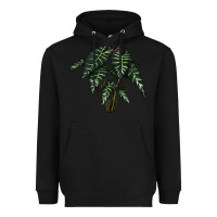 Black Amazon Elephant Ear Heavyweight Hoodie - LillyAllenDesigns