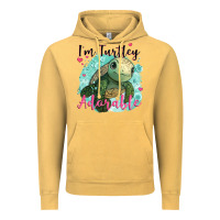 Vintage Mustard i'm turtley adorable Vintage Hoodie - JahusDesignShop