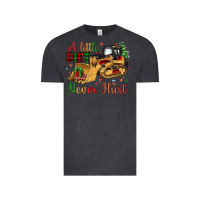 Vintage Black Christmas A Little Dirt Never Hurt Vintage Tee - Artiststas
