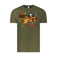 Vintage Olive Christmas A Little Dirt Never Hurt Vintage Tee - Artiststas