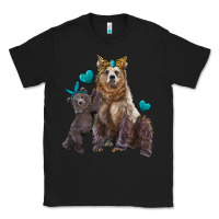 Black mama bear and baby bear Classic Tee - Artiststas
