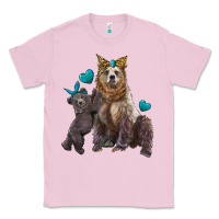 Bubblegum Pink mama bear and baby bear Classic Tee - Artiststas