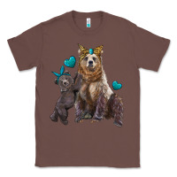 Chestnut mama bear and baby bear Classic Tee - Artiststas