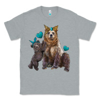 Heather Grey mama bear and baby bear Classic Tee - Artiststas