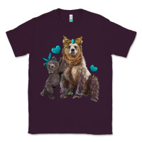 Plum mama bear and baby bear Classic Tee - Artiststas