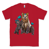 Red mama bear and baby bear Classic Tee - Artiststas