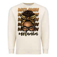 Sandshell melanin afro messy bun Premium Sweatshirt - Artiststas