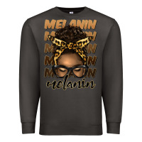Smoke melanin afro messy bun Premium Sweatshirt - Artiststas