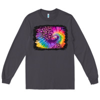 Smoke tie dye leopard glitter background Long Sleeve Tee - Jasminsmagicworld