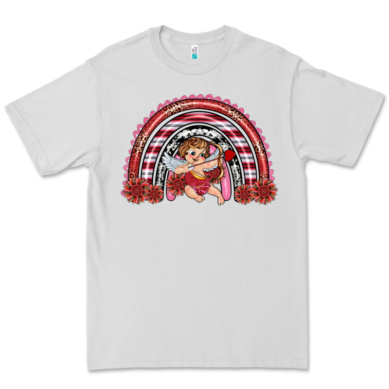 Valentine's Day Cupid Rainbow Premium Tee by RanaPortraitStore | Teevron