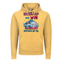 Vintage Mustard husband and wife cruising partners for life Vintage Hoodie - JahusDesignShop