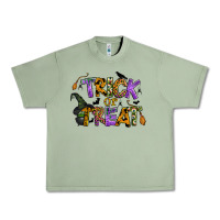 Oil Green trick or treat Urban Heavy Tee - BundleAndBundleShop