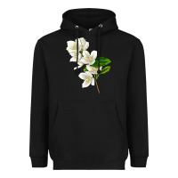 Black Mock Oranges Heavyweight Hoodie - LillyAllenDesigns
