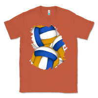 Copper volleyball patch Classic Tee - AdoDesignShop