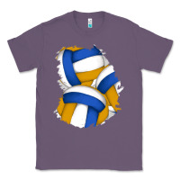 Lavender volleyball patch Classic Tee - AdoDesignShop