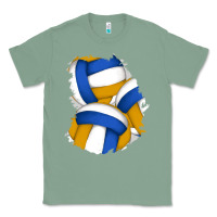 Sage volleyball patch Classic Tee - AdoDesignShop