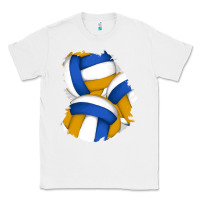 White volleyball patch Classic Tee - AdoDesignShop