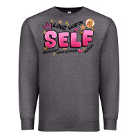 Charcoal Heather self love Premium Sweatshirt - Artiststas