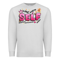 Dove Grey self love Premium Sweatshirt - Artiststas