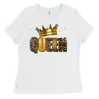 White queen glitter Ladies Tee - RanaPortraitStore