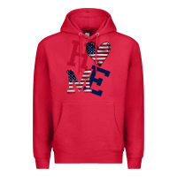 Cardinal American Flag Home Premium Hoodie - Bettercallsaul