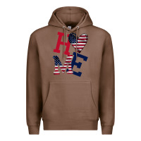 Chestnut American Flag Home Premium Hoodie - Bettercallsaul