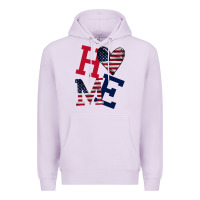 Lilac American Flag Home Premium Hoodie - Bettercallsaul