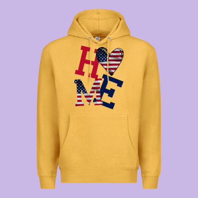 American Flag Home Premium Hoodie Designed By Bettercallsaul
