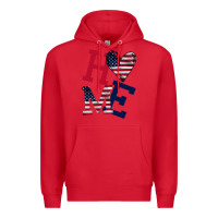Red American Flag Home Premium Hoodie - Bettercallsaul