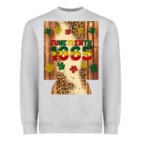Heather Grey juneteenth 1865 12 oz can cooler (regular) Heavyweight Sweatshirt - Artiststas