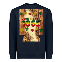 Navy juneteenth 1865 12 oz can cooler (regular) Heavyweight Sweatshirt - Artiststas