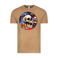 Vintage Camel police skull and police equipment Vintage Tee - AdoDesignShop