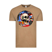 Vintage Coffee police skull and police equipment Vintage Tee - AdoDesignShop