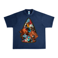 Navy arrowhead rodeo Urban Heavy Tee - JahusDesignShop